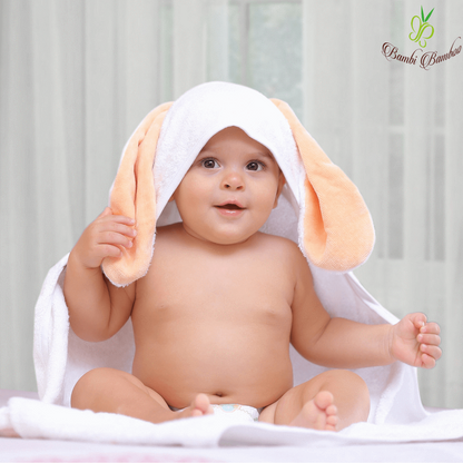 Bunny Hooded Towel & Washcloths